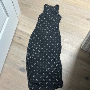 Abercrombie and fitch open back flower midi dress